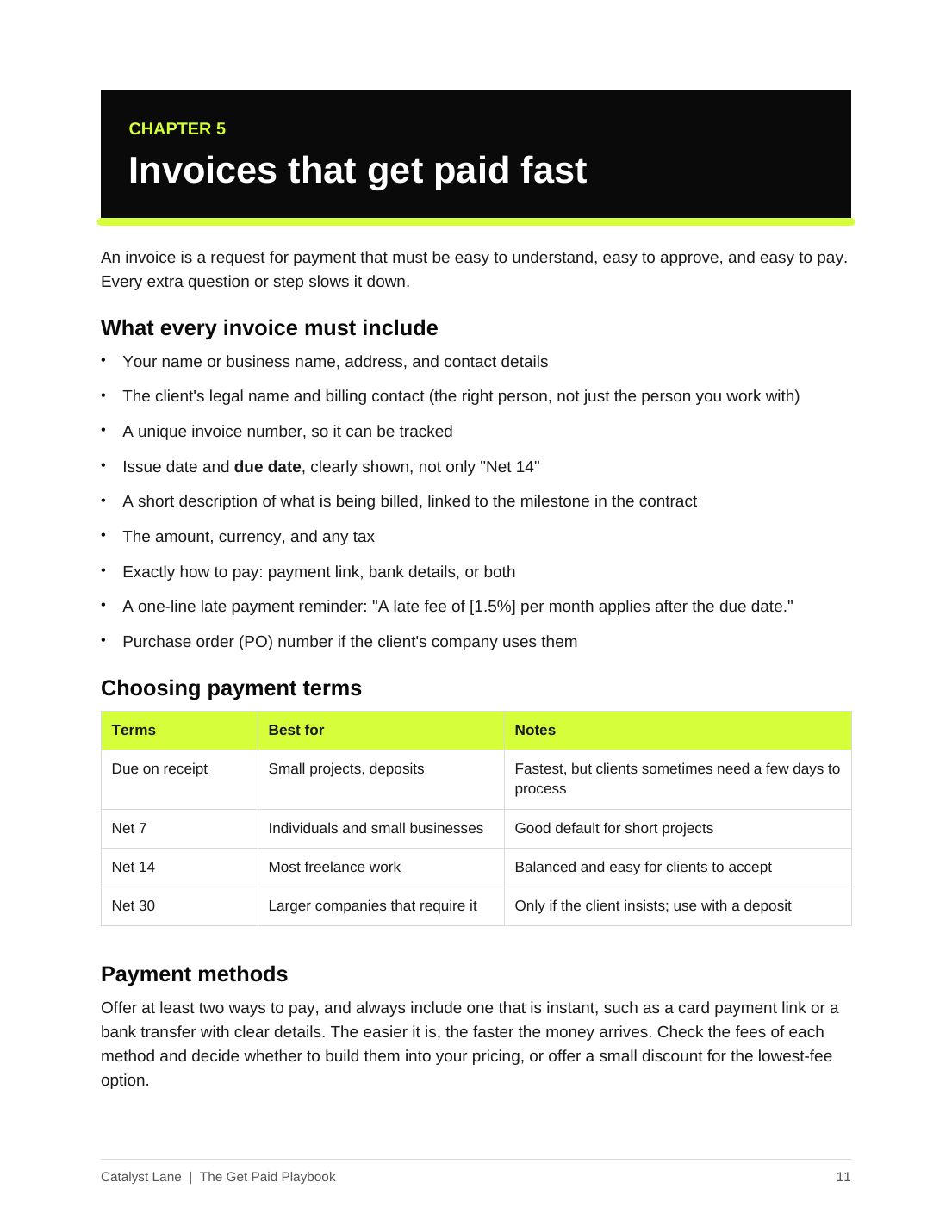 Playbook page 11