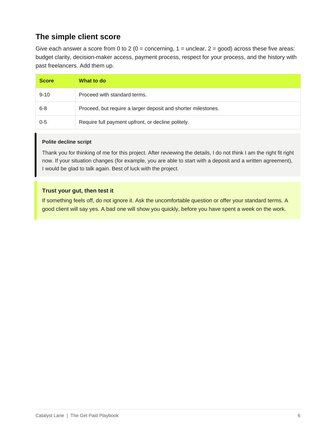 Playbook page 6
